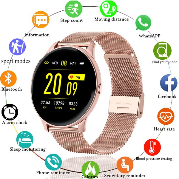 smart watch women men heart rate blood pressure information remind sport multifunctional waterproof smartwatch+box
smart watch women men heart rate blood pressure information remind sport multifunctional waterproof smartwatch+box
