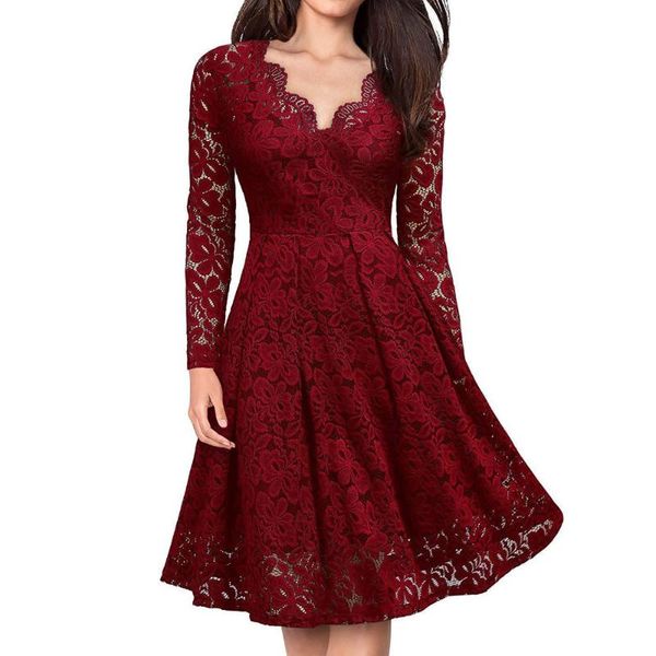 casual dresses hollow out lace party vintage women clothes 2021 retro plus size a line long sleeve rockabilly elegant dress 3xl, Black;gray
casual dresses hollow out lace party vintage women clothes 2021 retro plus size a line long sleeve rockabilly elegant dress 3xl, Black;gray