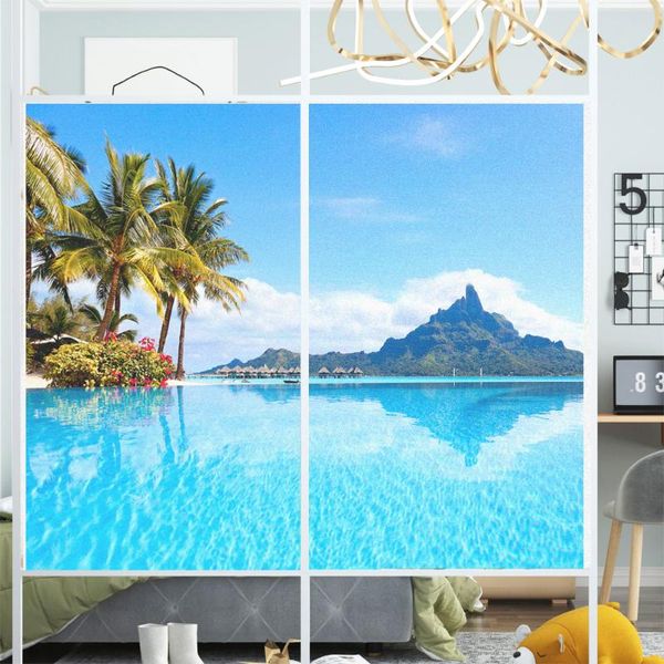 window stickers film privacy seascape glass sticker uv blocking heat control coverings tint for homedecor
window stickers film privacy seascape glass sticker uv blocking heat control coverings tint for homedecor