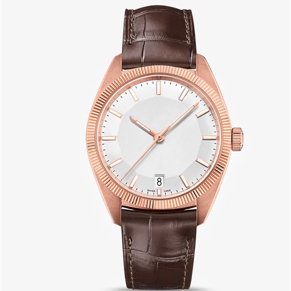 men's watch designer luxury mechanical quartz stainless steel leather strap xxxx, Slivery;brown
men's watch designer luxury mechanical quartz stainless steel leather strap xxxx, Slivery;brown