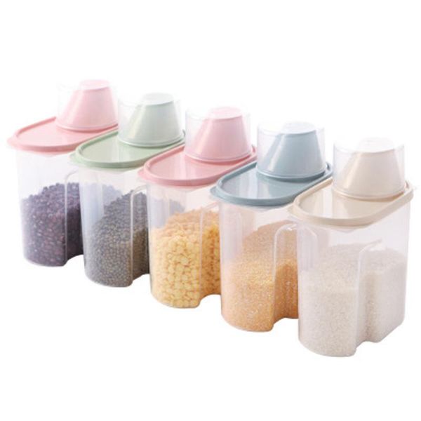 storage bottles & jars 1pc transparent grains airtight dry box food tank sealed container household living kitchen supplies
storage bottles & jars 1pc transparent grains airtight dry box food tank sealed container household living kitchen supplies