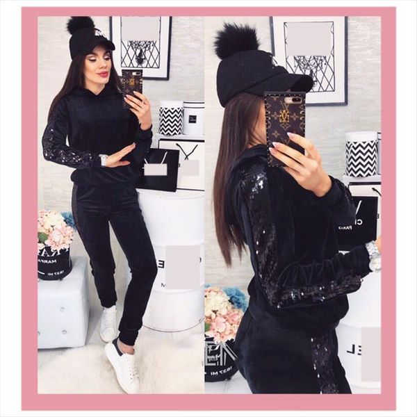 fashion sequin tracksuit winter womenpant sweatshirts soft casual two piece sets matching club outfits for womens girl clothing, White
fashion sequin tracksuit winter womenpant sweatshirts soft casual two piece sets matching club outfits for womens girl clothing, White