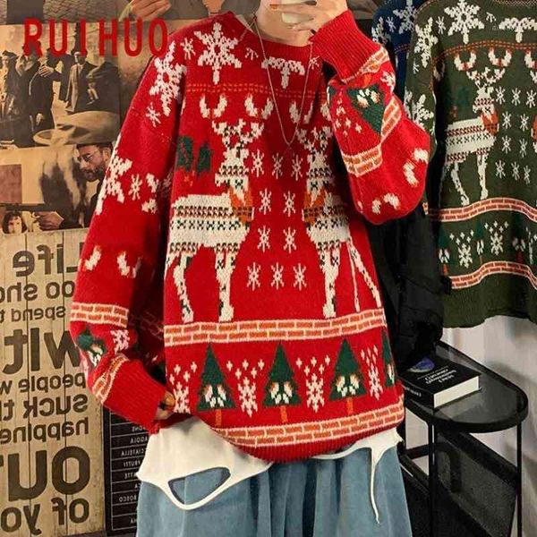 sweaters ruihuo elk knitted men's clothing pull mens sweater men clothes pullover autumn winter -2xl1 x85b, White;black
sweaters ruihuo elk knitted men's clothing pull mens sweater men clothes pullover autumn winter -2xl1 x85b, White;black