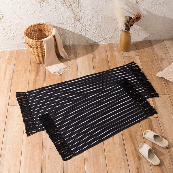 carpets black bohemian doormat hand woven carpet rug bedside geometric floor mat living room bedroom home decor
carpets black bohemian doormat hand woven carpet rug bedside geometric floor mat living room bedroom home decor