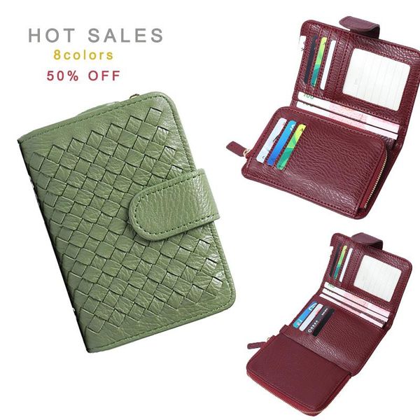 wallets summer fashion woven short wallet bag green women card handmade holder, Red;black
wallets summer fashion woven short wallet bag green women card handmade holder, Red;black