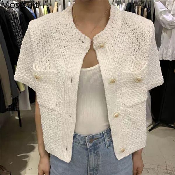 autumn korean vintage knitted women sweaters cardigans single breasted short sleeve o neck pockets elegant ladies, White;black
autumn korean vintage knitted women sweaters cardigans single breasted short sleeve o neck pockets elegant ladies, White;black