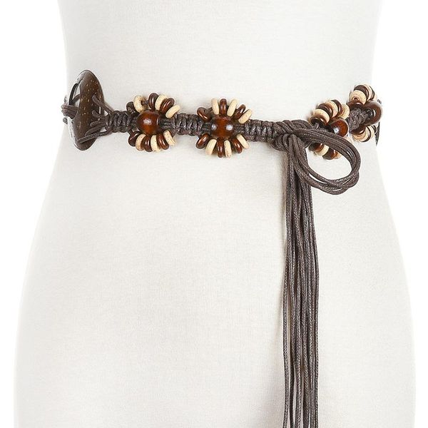 boho ethnic style womens braided belt colourful wooden bead belts handmade wax rope wide ladies waist chain for dress, Black;brown
boho ethnic style womens braided belt colourful wooden bead belts handmade wax rope wide ladies waist chain for dress, Black;brown