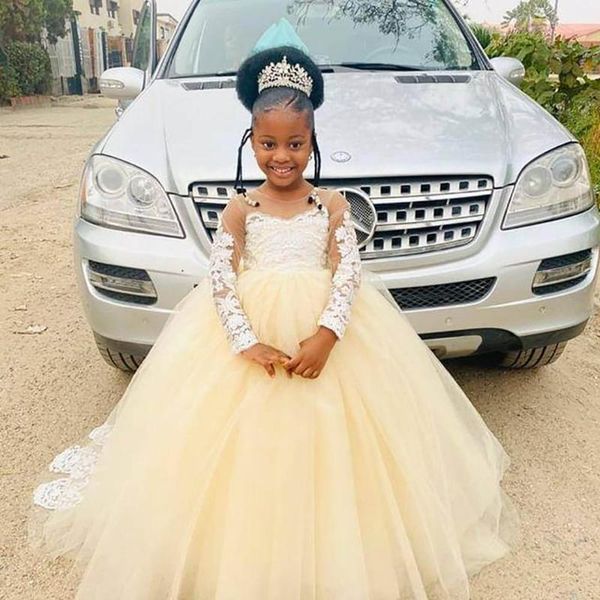 girl's dresses flower girls o-neck tulle pageant a line applique long sleeve kids formal wear baby children party dress gown, Red;yellow
girl's dresses flower girls o-neck tulle pageant a line applique long sleeve kids formal wear baby children party dress gown, Red;yellow