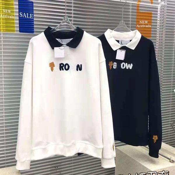 brand hoodie 2021 autumn new fashion brand polo collar bear embroidery casual loose slim men's and women's same couple's swea, Black
brand hoodie 2021 autumn new fashion brand polo collar bear embroidery casual loose slim men's and women's same couple's swea, Black