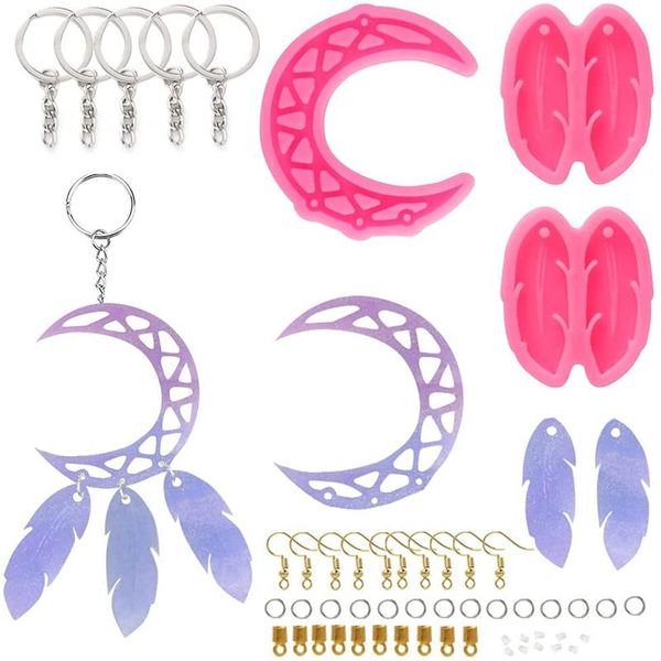 craft tools 1 set dream catcher feather resin mold keychain pendant wall hanging decor silicone moulds with keyring for jewelry kit making
craft tools 1 set dream catcher feather resin mold keychain pendant wall hanging decor silicone moulds with keyring for jewelry kit making
