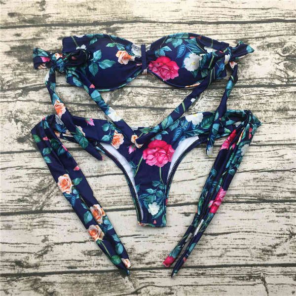 print bikini new strappy bandage swimsuit bathing suit women bandeau push up off shoulder swimwear beach wears, White;black
print bikini new strappy bandage swimsuit bathing suit women bandeau push up off shoulder swimwear beach wears, White;black