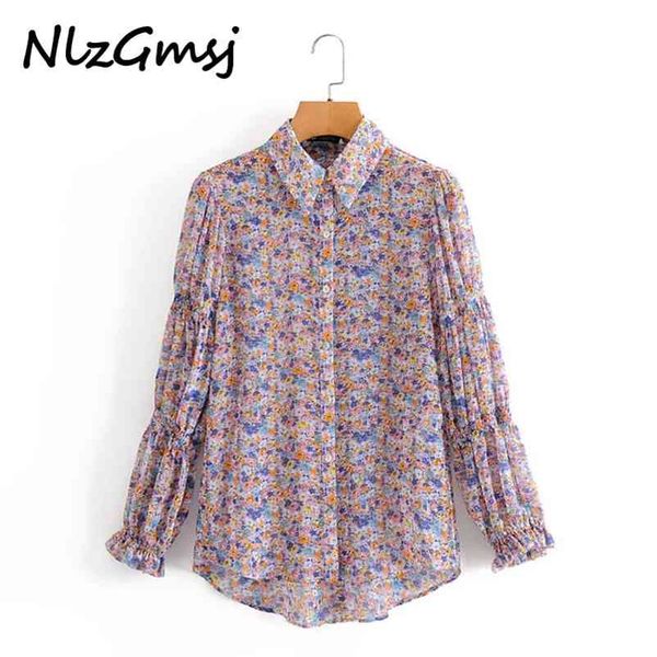 women fashion floral print loose blouses vintage long sleeve with smocked trims female shirts blusas chic 210628, White
women fashion floral print loose blouses vintage long sleeve with smocked trims female shirts blusas chic 210628, White