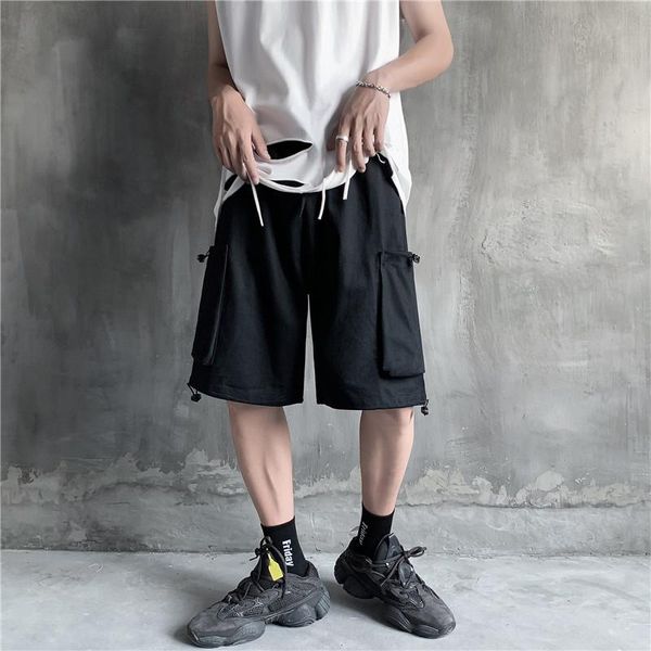 shorts men pantalones cortos hombre summer fitness trend loose youth sports pants wild five-point casual cargo men's, White;black
shorts men pantalones cortos hombre summer fitness trend loose youth sports pants wild five-point casual cargo men's, White;black