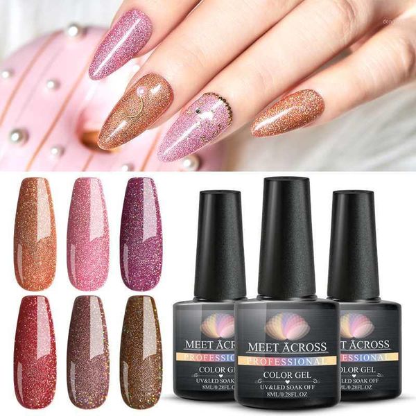 across8ml uv gel nail polish rose gold glitter soak off varnish semi-permanend diy art lacquer1, Red;pink
across8ml uv gel nail polish rose gold glitter soak off varnish semi-permanend diy art lacquer1, Red;pink