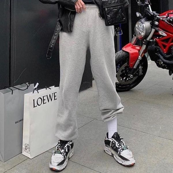 men's pants 2021 fashion men streetwear spring autumn solid cotton casual drawstring loose sweatpants hip-hop jogging trousers, Black
men's pants 2021 fashion men streetwear spring autumn solid cotton casual drawstring loose sweatpants hip-hop jogging trousers, Black