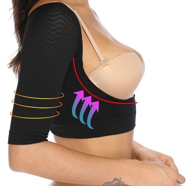 women's shapers women arm compression sleeves post slimming posture corrector shapewear body shaper, Black;white
women's shapers women arm compression sleeves post slimming posture corrector shapewear body shaper, Black;white
