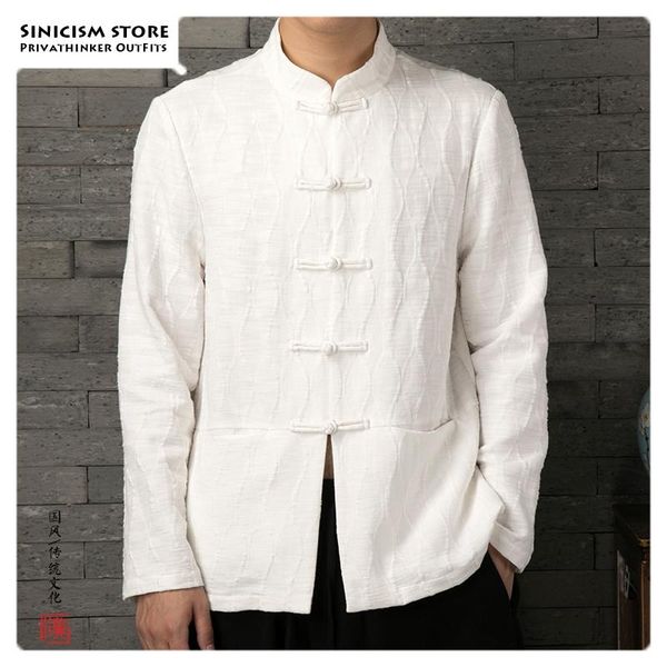 men's casual shirts sinicism store solid cotton linen men autumn 2021 chinese style vintage mens 5xl single breasted clothes, White;black
men's casual shirts sinicism store solid cotton linen men autumn 2021 chinese style vintage mens 5xl single breasted clothes, White;black