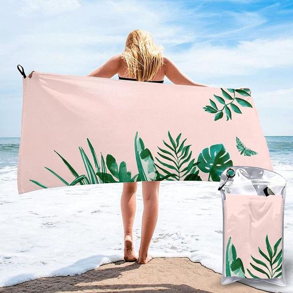 towel microfiber beach palm leaf lightweight swimming pool quick-drying no sand blanket travel gym camping yoga 
towel microfiber beach palm leaf lightweight swimming pool quick-drying no sand blanket travel gym camping yoga