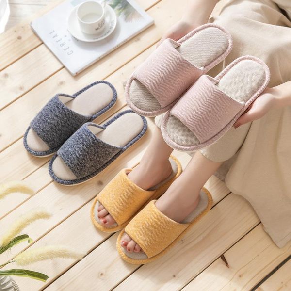 slippers 2021 japanese and korean open home cotton linen corrugated couple indoor spring autumn women's, Black
slippers 2021 japanese and korean open home cotton linen corrugated couple indoor spring autumn women's, Black