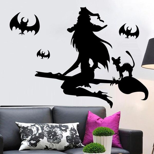 wall stickers bat witch black cat for shop home decoration diy window decal halloween festival posters mural art kids gift
wall stickers bat witch black cat for shop home decoration diy window decal halloween festival posters mural art kids gift
