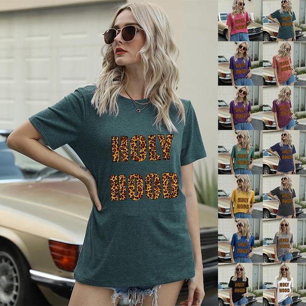 women's t-shirt 14 color girl holy hood letter graphic printed pink purple casual loose summer women short sleeve tshirt, White
women's t-shirt 14 color girl holy hood letter graphic printed pink purple casual loose summer women short sleeve tshirt, White
