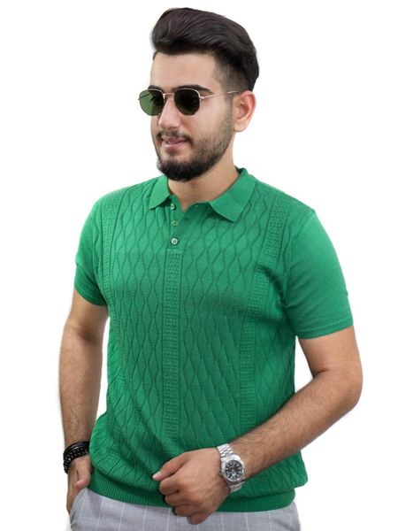 kulemoda green color small diamond pattern collar knitwear t-shirt men's t-shirts, White;black
kulemoda green color small diamond pattern collar knitwear t-shirt men's t-shirts, White;black