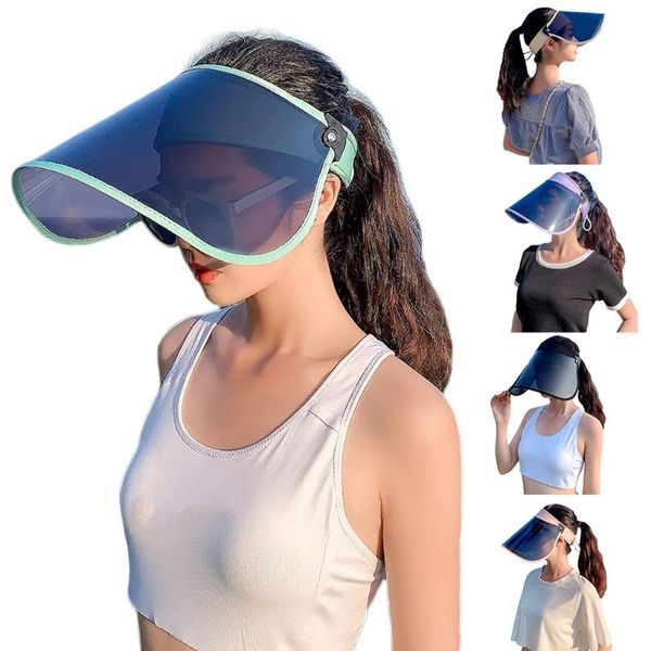 wide brim hats women summer outdoor transparent sun visor hat windproof uv protection cover empty adjustable foldable beach baseball, Blue;gray
wide brim hats women summer outdoor transparent sun visor hat windproof uv protection cover empty adjustable foldable beach baseball, Blue;gray