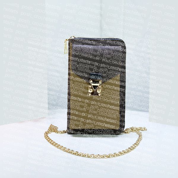 coated canvas cross body metis phone bag for small leather goods