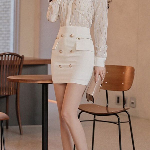 women's business elegant short skirts office / career daily solid colored pocket white s m l i56n#, Black
women's business elegant short skirts office / career daily solid colored pocket white s m l i56n#, Black