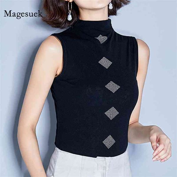 fashion summer t shirt women turtleneck harajuku black solid female sleeveless slim casual women's t-shirts 4414 210512, White
fashion summer t shirt women turtleneck harajuku black solid female sleeveless slim casual women's t-shirts 4414 210512, White