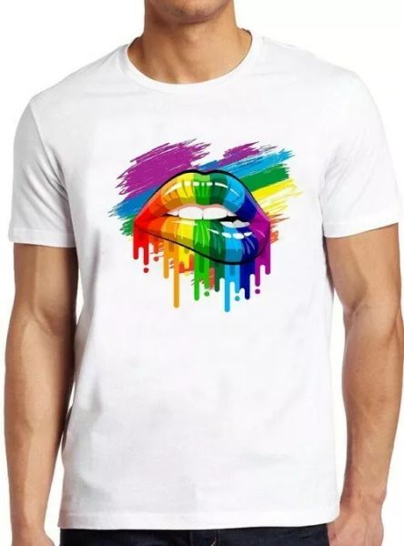 rainbow pride lips lgbt proud gay soho london art retro cool tee t shirt 4045, White;black
rainbow pride lips lgbt proud gay soho london art retro cool tee t shirt 4045, White;black