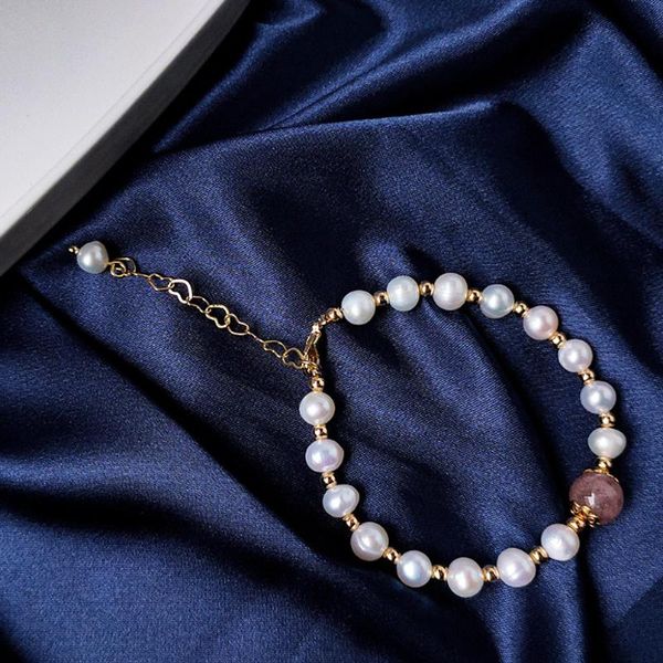 beaded, strands natural freshwater pearl original hand made bracelet temperament fashion luxury jewelry, Black
beaded, strands natural freshwater pearl original hand made bracelet temperament fashion luxury jewelry, Black