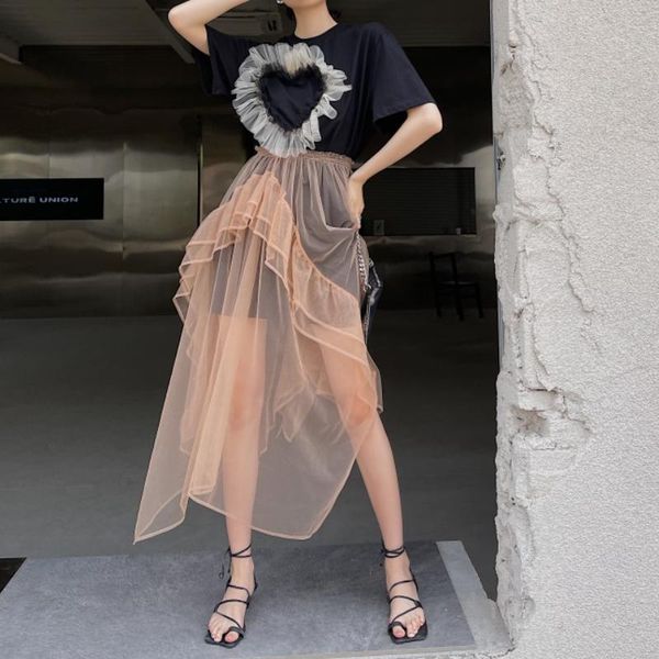 skirts zcsmll irregular high waist all-match lace mesh skirt korean black lining loose perspective women 2022 spring summer
skirts zcsmll irregular high waist all-match lace mesh skirt korean black lining loose perspective women 2022 spring summer