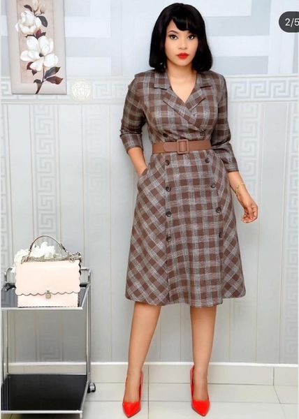 plus size grey african women's dress printed plaid ol office work belt casual dresses, Black;gray
plus size grey african women's dress printed plaid ol office work belt casual dresses, Black;gray