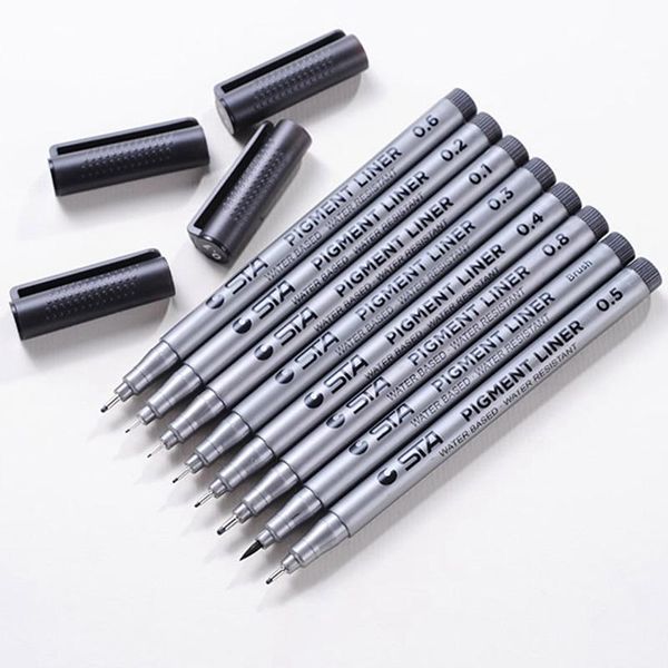 gel pens 1pcs pigment liner black ink pen 0.05 0.1 0.2 0.3 0.4 0.5 0.6 0.8 different fineliner
gel pens 1pcs pigment liner black ink pen 0.05 0.1 0.2 0.3 0.4 0.5 0.6 0.8 different fineliner