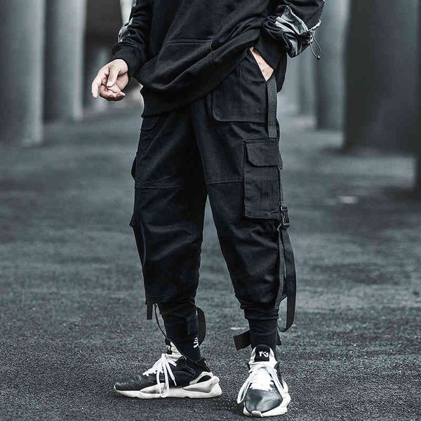 pant autumn hip hop joggers ribbons multi-pocket elastic waist sweatpants male streetwear cargo pants men, Black
pant autumn hip hop joggers ribbons multi-pocket elastic waist sweatpants male streetwear cargo pants men, Black