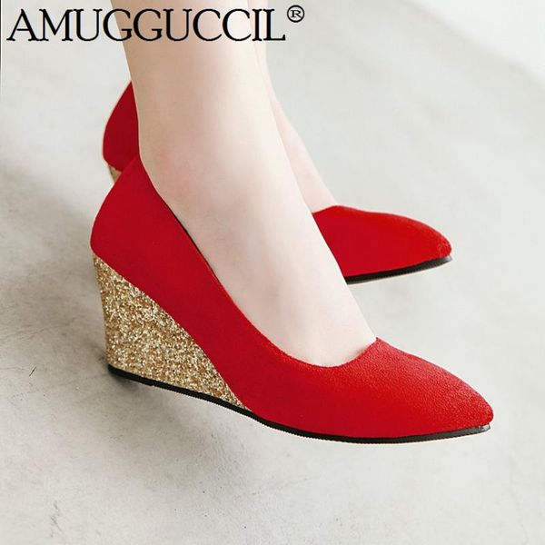 plus big size 34-43 black red beige brown fashion wedges spring autumn office females lady women shoes pumps d1269 dress
plus big size 34-43 black red beige brown fashion wedges spring autumn office females lady women shoes pumps d1269 dress