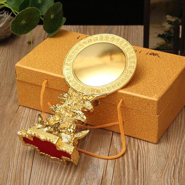 decorative objects & figurines tantric supply 20cm gold gragon base carving alloy metal tibetan buddhist mirror ritual ornaments/instruments
decorative objects & figurines tantric supply 20cm gold gragon base carving alloy metal tibetan buddhist mirror ritual ornaments/instruments