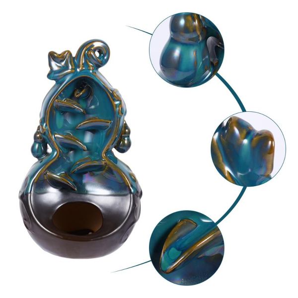 gourd shaped incense burner backflow waterfall ceramics censer ornaments fragrance lamps
gourd shaped incense burner backflow waterfall ceramics censer ornaments fragrance lamps