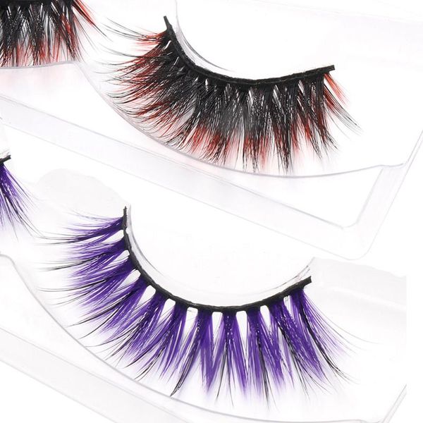 false eyelashes 1pairs colored rainbow lashes 6d faux mink long stripe extension halloween cosplay party makeup eyelash wholesale
false eyelashes 1pairs colored rainbow lashes 6d faux mink long stripe extension halloween cosplay party makeup eyelash wholesale
