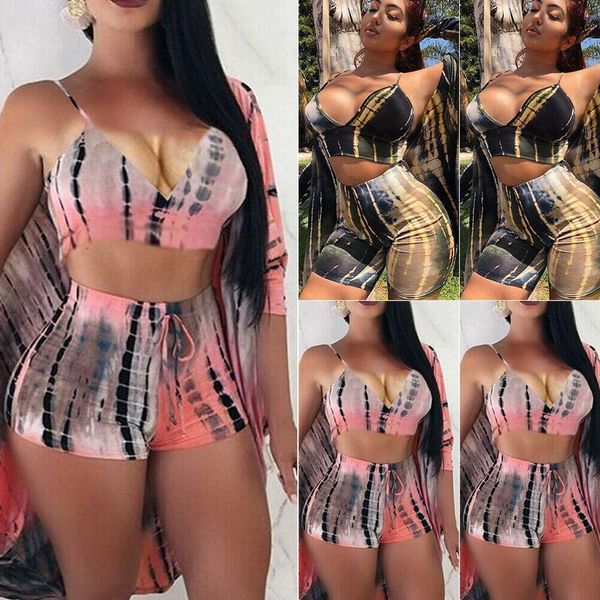 2 piece outfits women tracksuits sleeveless crop bandage shorts set print suit beachwear, Gray
2 piece outfits women tracksuits sleeveless crop bandage shorts set print suit beachwear, Gray