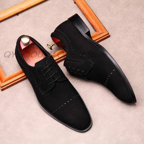 italian real cow leather mens suede dress men shoes handmade lace up oxford black pointed cap toe party formal shoes for men
italian real cow leather mens suede dress men shoes handmade lace up oxford black pointed cap toe party formal shoes for men
