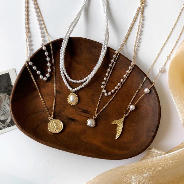 fashion jewelry double layer necklace design multi beads chain with lovely heart pendant for women gift necklaces, Silver
fashion jewelry double layer necklace design multi beads chain with lovely heart pendant for women gift necklaces, Silver
