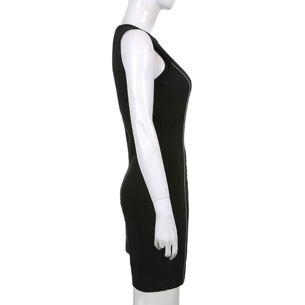 casual dresses women's o-neck summer sleeveless party elegant fashion waist hollow out clothing with hasp, Black;gray
casual dresses women's o-neck summer sleeveless party elegant fashion waist hollow out clothing with hasp, Black;gray