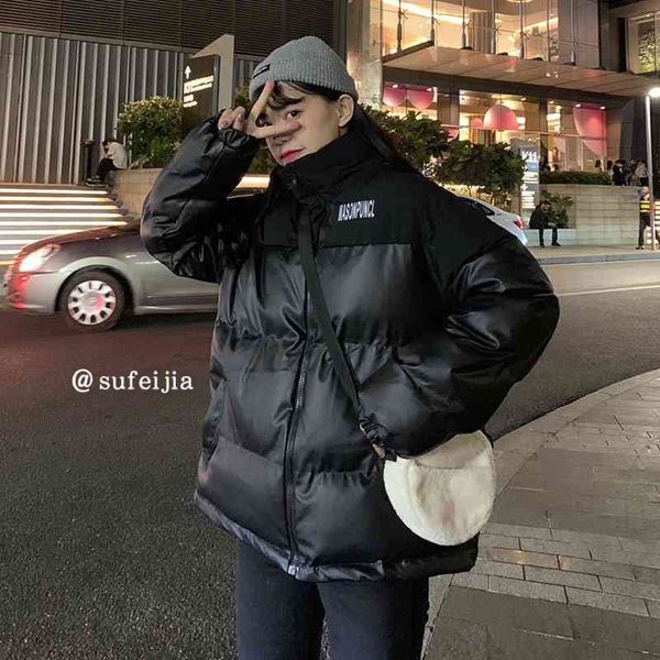 women's wool & blends warm windproof cotton padded jacket spring for women loose stitching zipper bread clothing black trend w
women's wool & blends warm windproof cotton padded jacket spring for women loose stitching zipper bread clothing black trend w