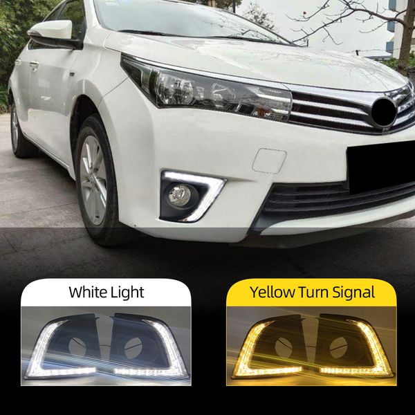 2pcs car led daytime running light for toyota corolla 2014 2015 2016 drl flowing turn signal white day light fog lamp
2pcs car led daytime running light for toyota corolla 2014 2015 2016 drl flowing turn signal white day light fog lamp