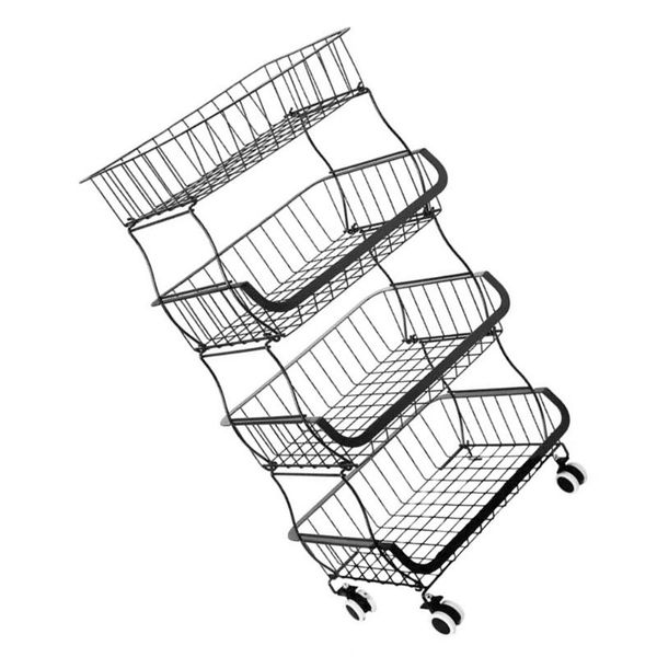 hooks & rails 1pc kitchen storage shelf foldable rack multi-layer floor (black)
hooks & rails 1pc kitchen storage shelf foldable rack multi-layer floor (black)