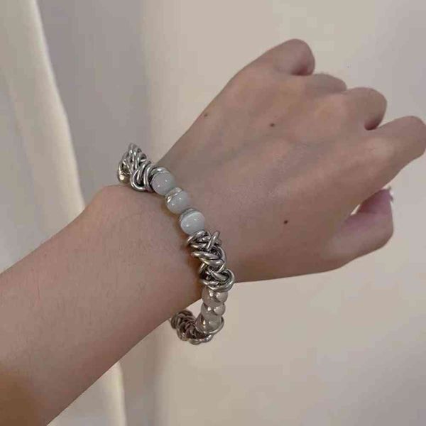bracelet and thorn bracelet female ins fashion simple sense hip hop cat's titanium steel bracelet, Golden;silver
bracelet and thorn bracelet female ins fashion simple sense hip hop cat's titanium steel bracelet, Golden;silver