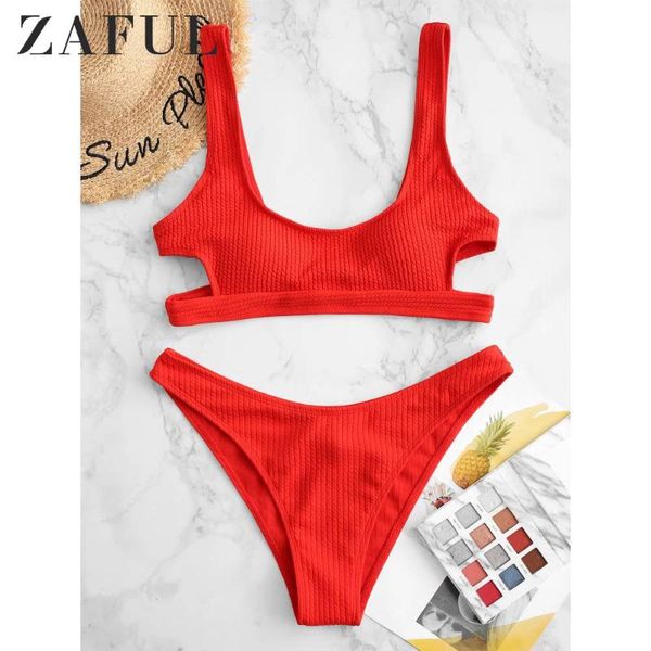 women's swimwear zaful 2021 est red u neck textured cutout bikini swimsuit wire high cut sets women solid color fashion, White;black
women's swimwear zaful 2021 est red u neck textured cutout bikini swimsuit wire high cut sets women solid color fashion, White;black