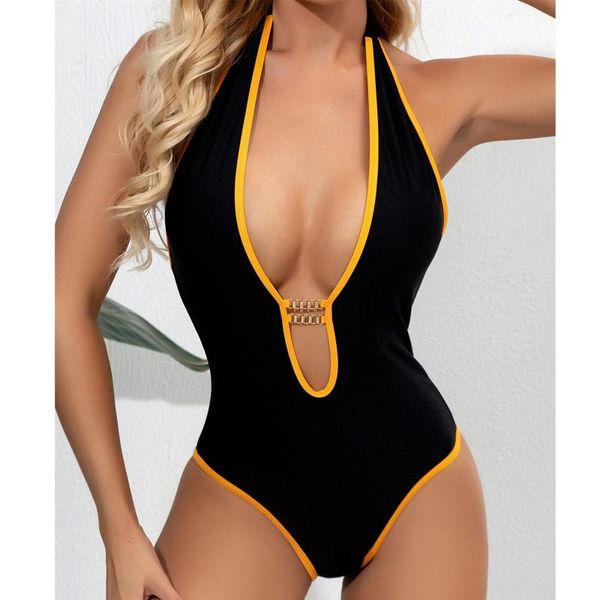 women's swimwear women one piece deep v-neck bodysuit push up plus size backless beach wear stroje kapielowe damskie, White;black
women's swimwear women one piece deep v-neck bodysuit push up plus size backless beach wear stroje kapielowe damskie, White;black